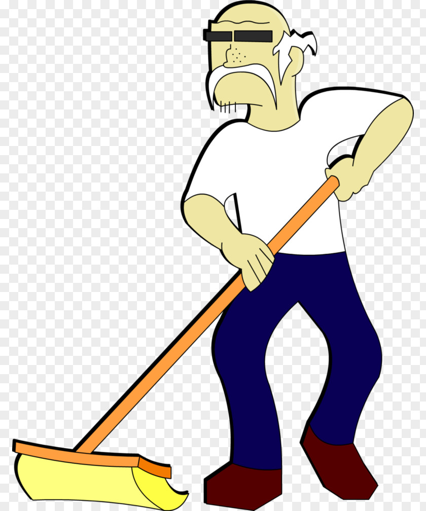 Janitor Cliparts Cleaner Mop Cartoon Clip Art PNG
