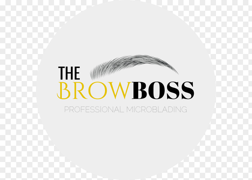 Microblading Eyebrow Logo Brand Product Design Font PNG