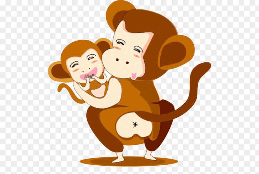 Monkey Clip Art Illustration Drawing Vector Graphics PNG