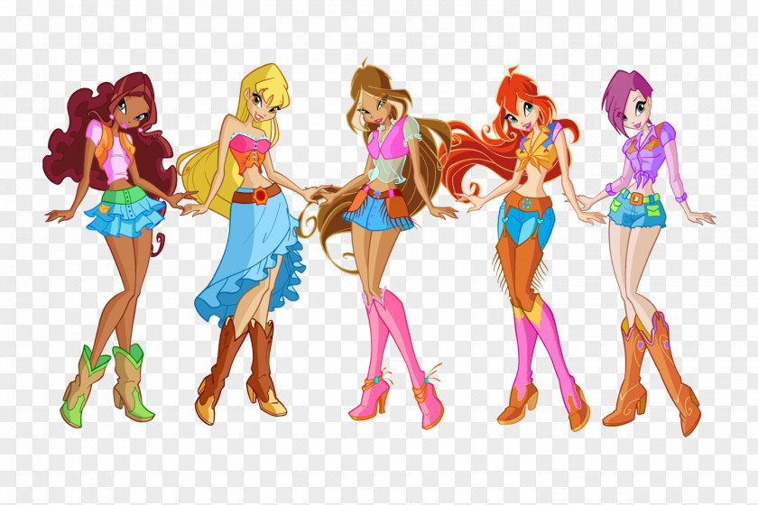 Season 2Winx Stella Bloom Tecna Aisha Winx Club PNG