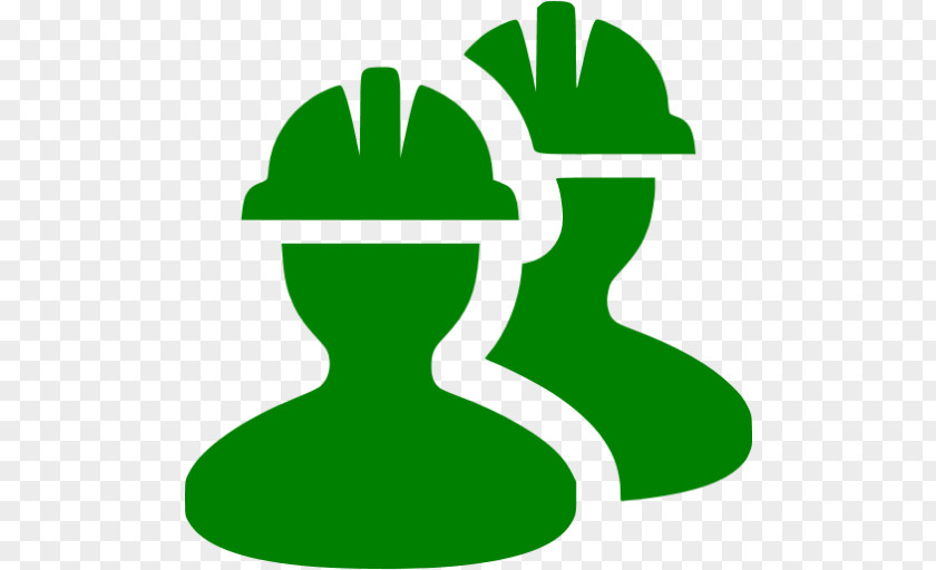 Icon Green Laborer Architectural Engineering Construction Worker Industry PNG