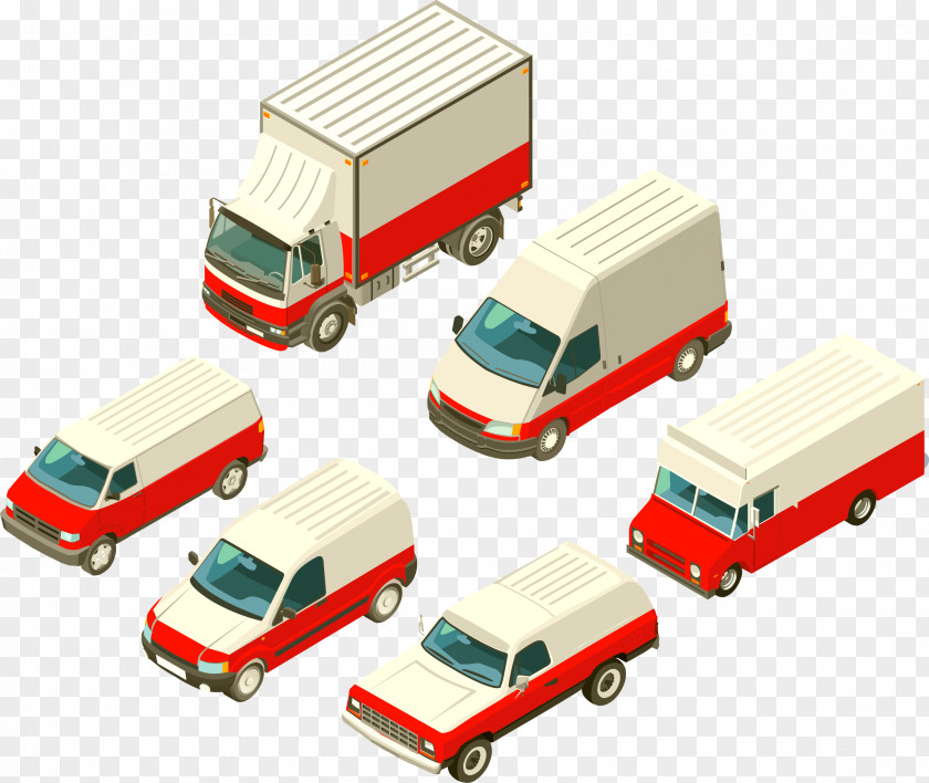 Vector Material Small Trucking Business Traffic Truck Car Transport PNG