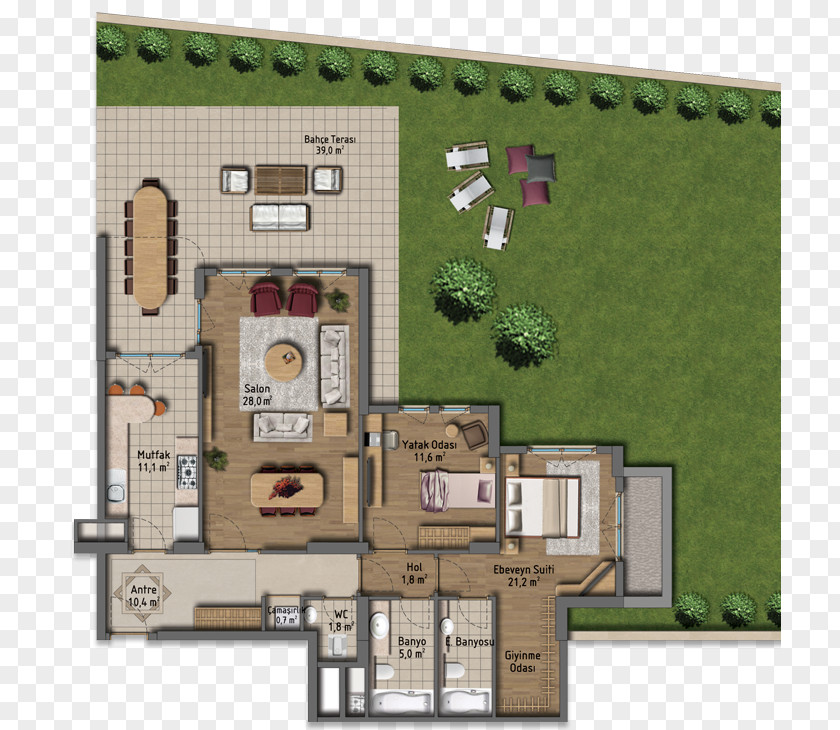 Apartment Floor Plan House Kế Hoạch Antepia PNG