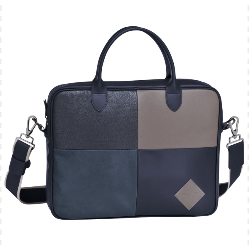 Bag Briefcase Longchamp Navy Blue Leather PNG