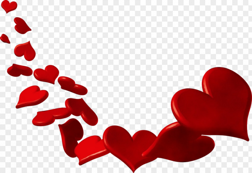 Carmine Petal Valentine's Day PNG