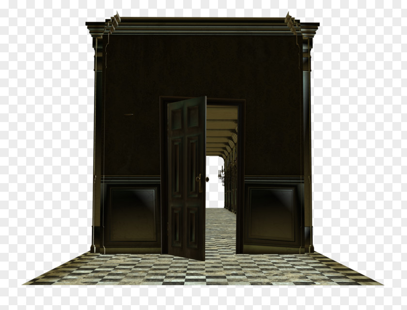 Door House Facade Clip Art PNG