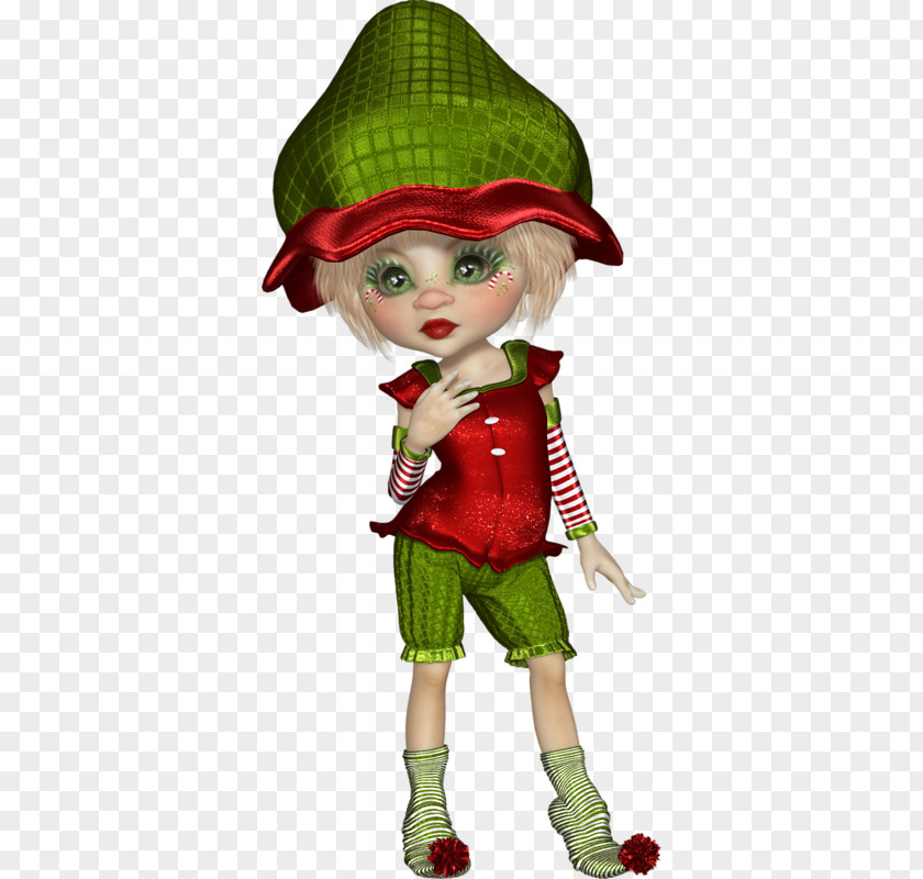 English Wordart Christmas Elf Biscuits Doll Clip Art PNG