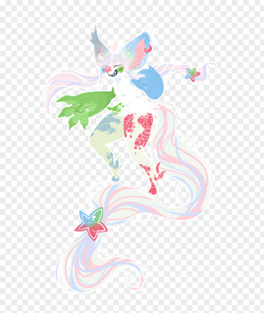 Fairy Illustration Graphics Pink M PNG