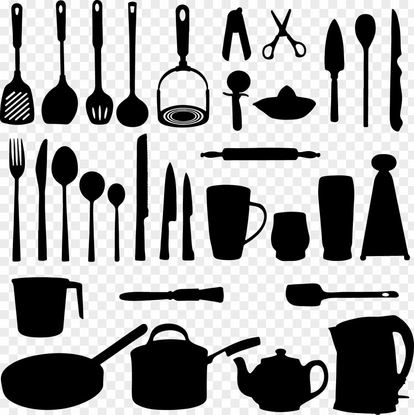 Vector Hand-painted Kitchen Utensil Clip Art PNG
