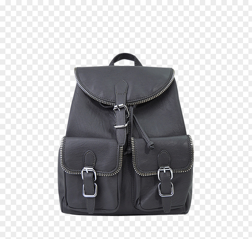 Clothes Zipper Handbag Backpack Pocket Leather PNG