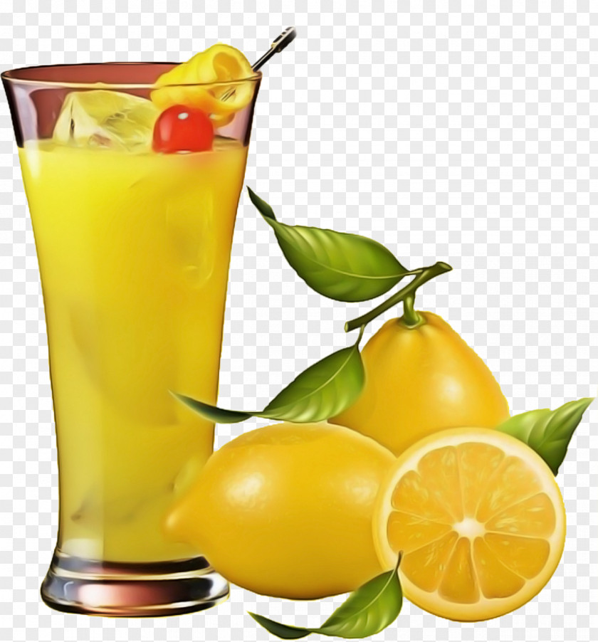 Mai Tai Sour Drink Orange Juice Lemon-lime Non-alcoholic Beverage PNG