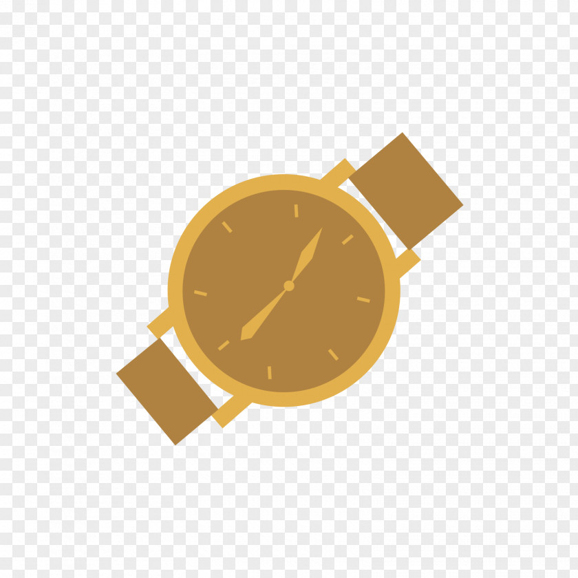 Yellow Watch Clock PNG