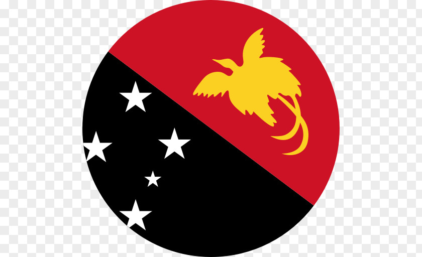 Papua New Guinea Flag. PNG