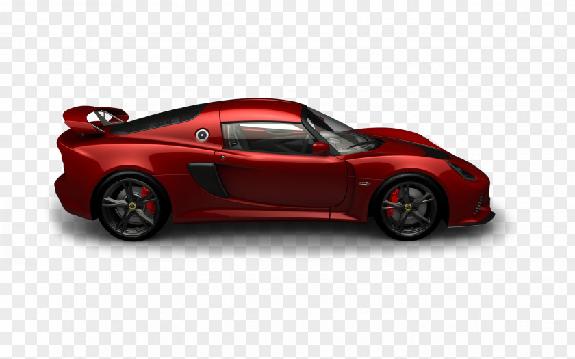 Red Lotus Elise Sports Car 3-Eleven PNG