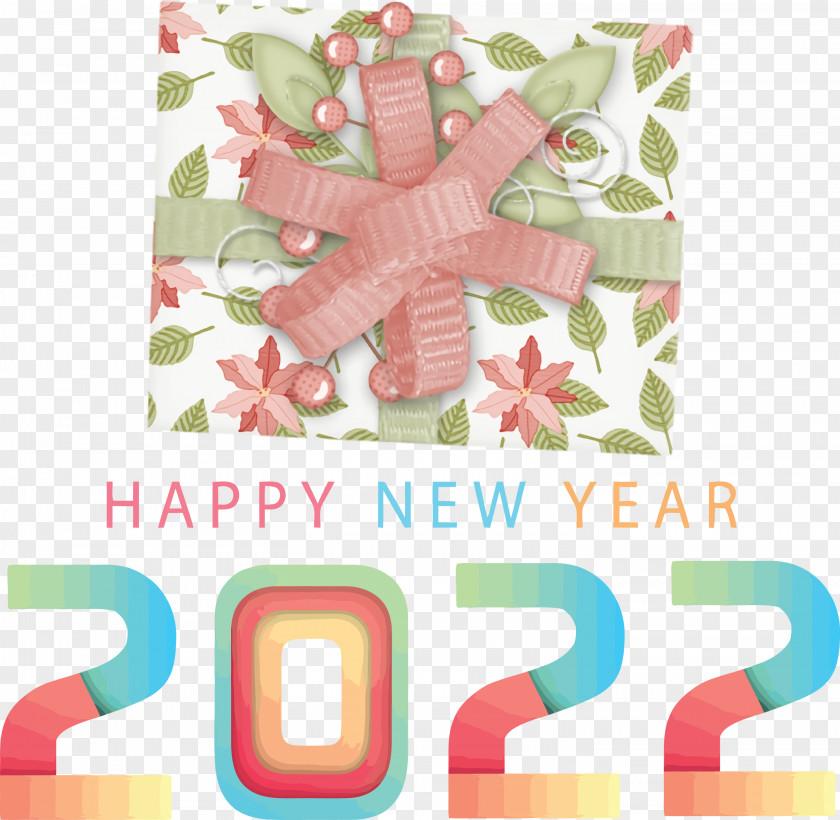 2022 Happy New Year PNG