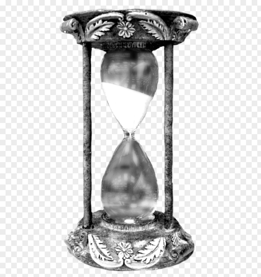 Hourglass White PNG