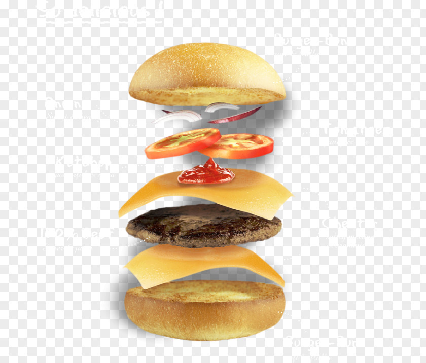 Junk Food Cheeseburger Slider Hamburger Buffalo Burger Patty PNG