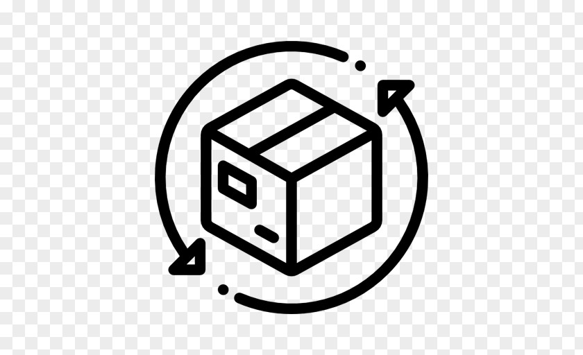 Line Art Box Icon PNG