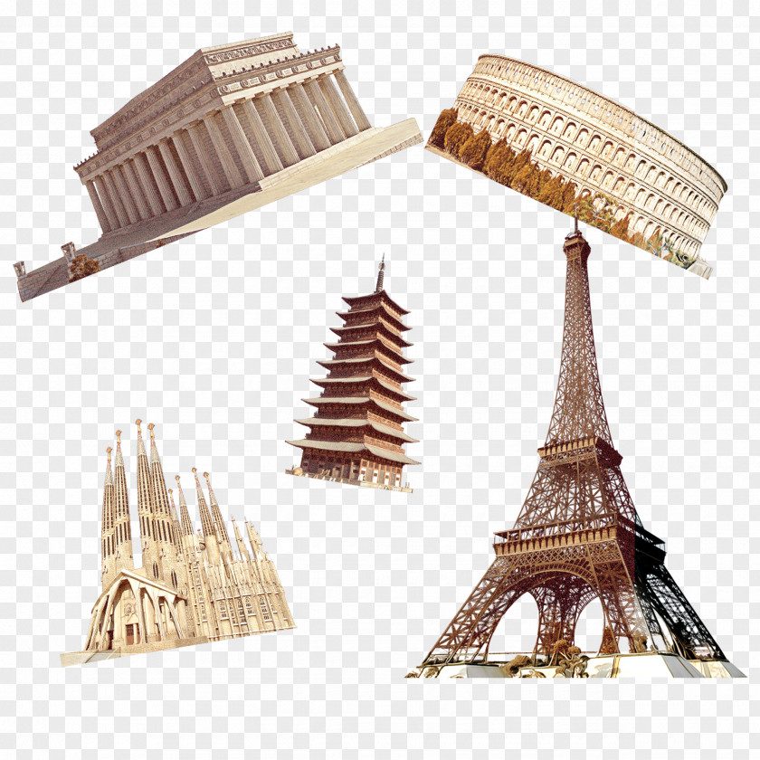 Skyscraper Tower Landmark Architecture Wood Monument PNG