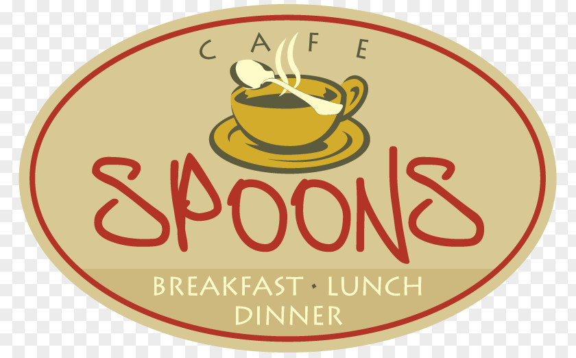 Breakfast Lunch Supper Spoons Logo Cafe Brand Restaurant PNG