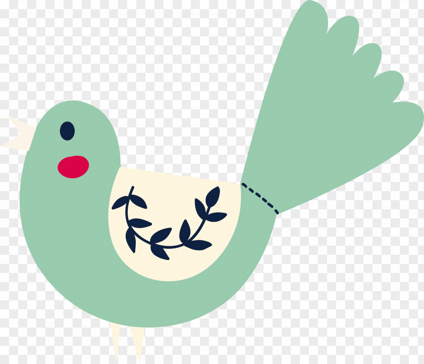 Creative Green Birds Bird Beak Clip Art PNG