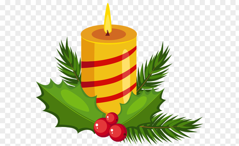 Creative Hand-painted Yellow Candle Birthday Cake Christmas Clip Art PNG