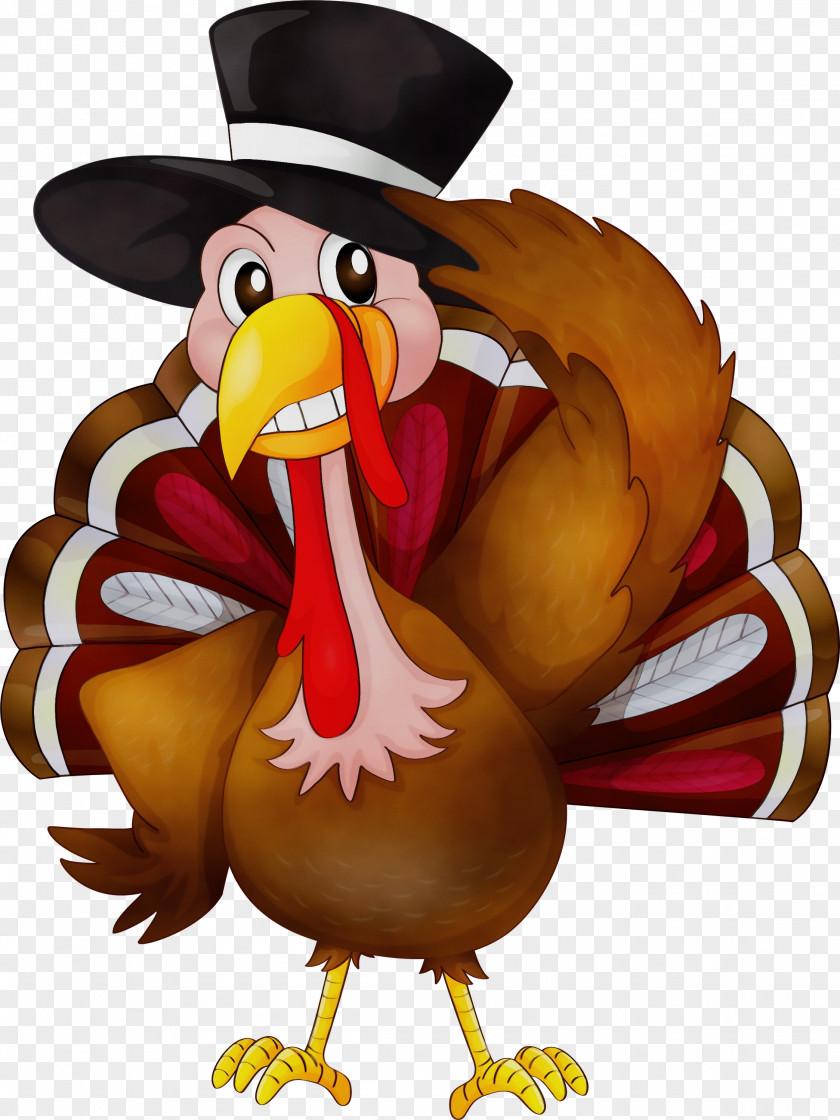 Flightless Bird Animation Thanksgiving Turkey Logo PNG