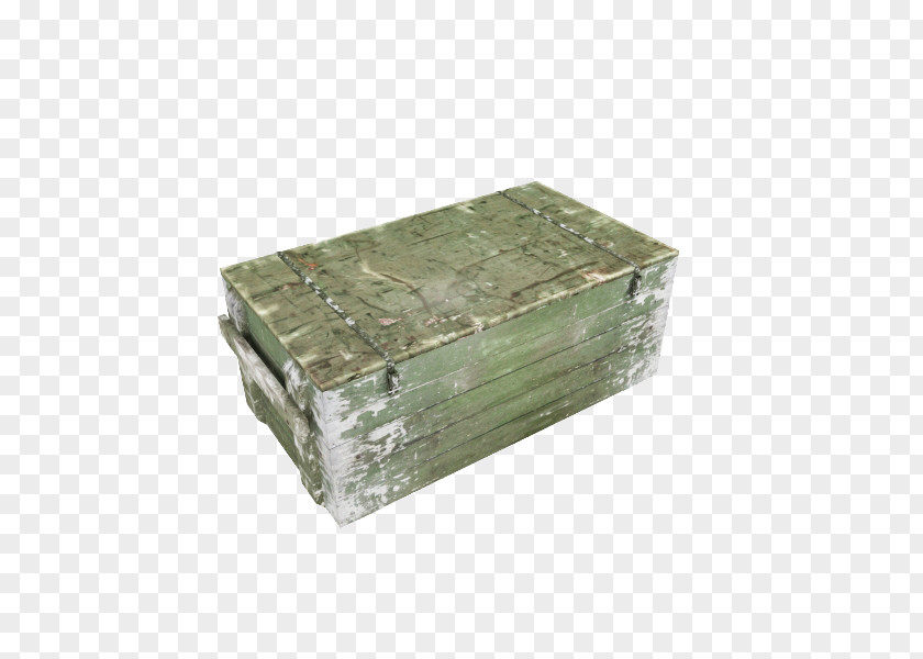 Old Green Ammunition Box 3D Modeling Computer Graphics Firearm PNG
