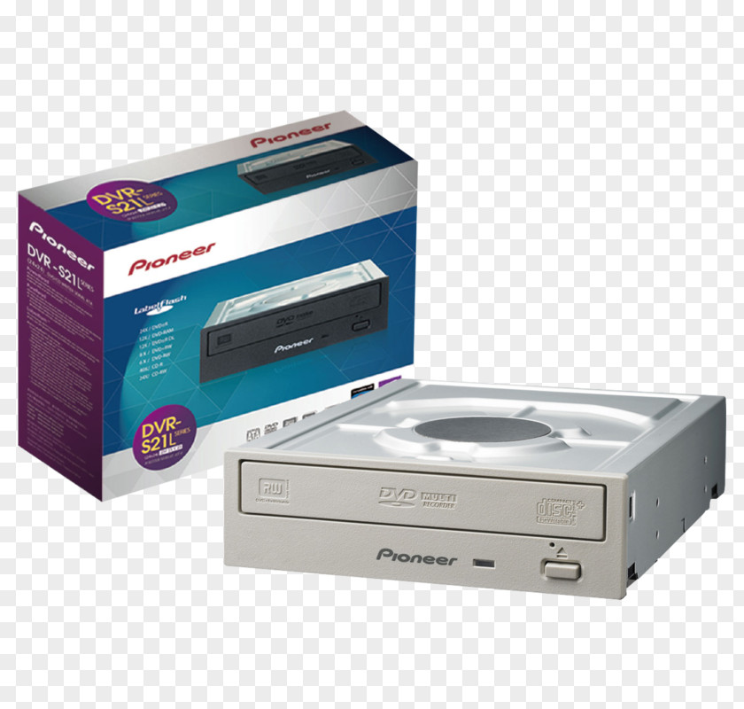 Pioneer Dvr Recorders Optical Drives DVR-S21L DVD±RW Disc Drive DVR-XU01T Blu-ray Corporation Serial ATA PNG