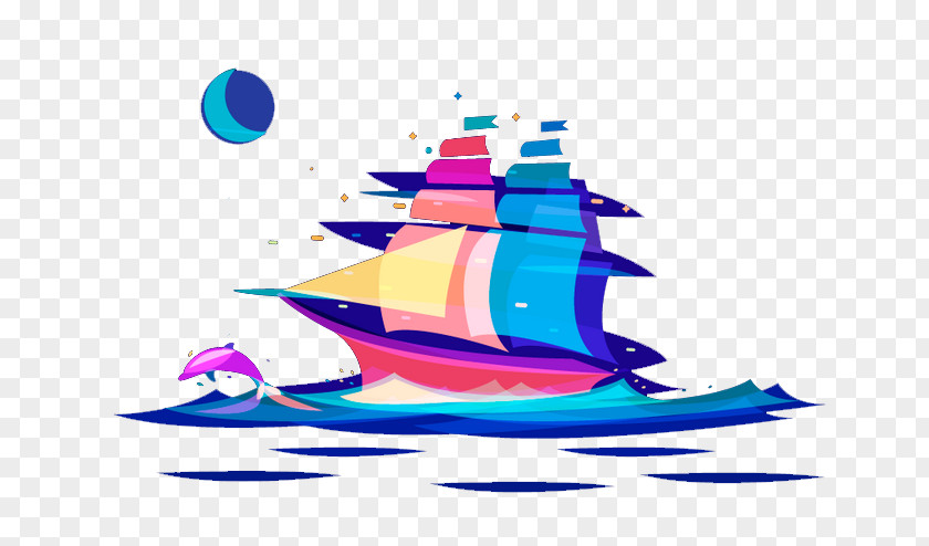 Smooth Sailing Boat Ship Drawing Clip Art PNG