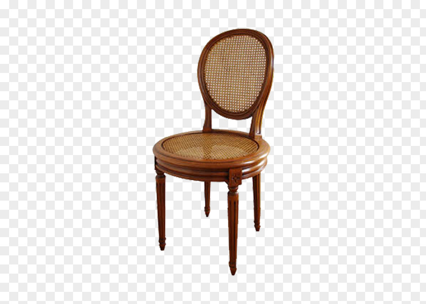 Chair Table Fauteuil Louis XVI Style Caning PNG