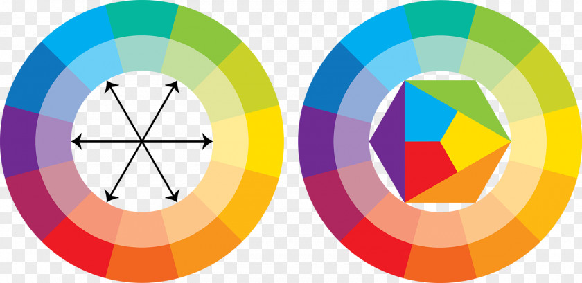 Geometric CMYK Color Ring Vector Model Euclidean Geometry PNG