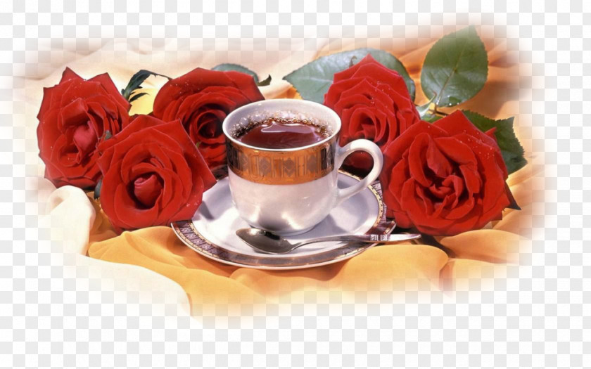 Good Evening Flowering Tea Coffee Breakfast Teacup PNG