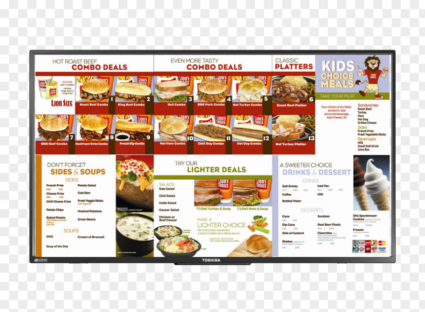 Menu Board Fast Food Recipe Convenience Cuisine Dish PNG