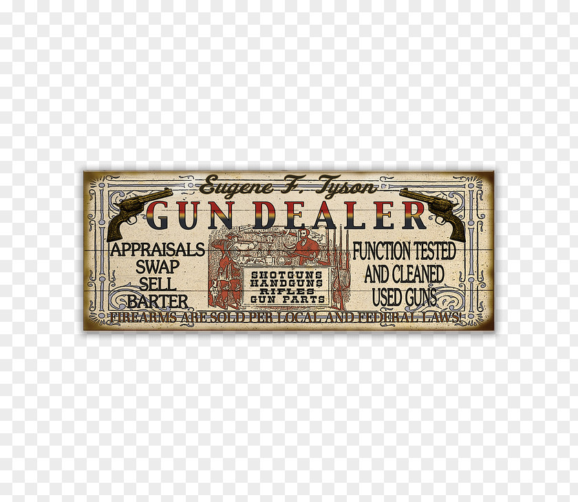 Old Wood Sign The Western Collection Black Gunsmoke Hunting Montana Firearm PNG