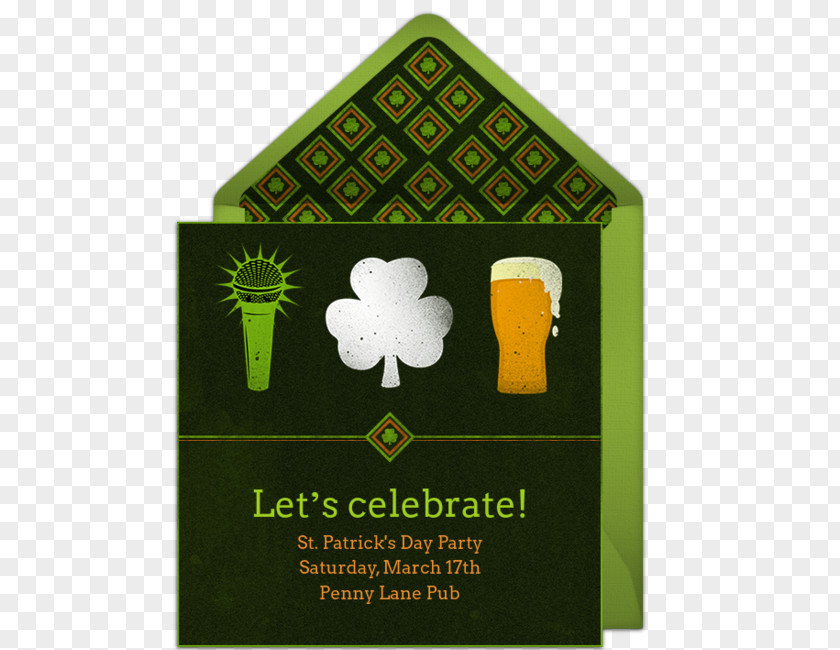 St. Paddy's Party Green Symbol PNG