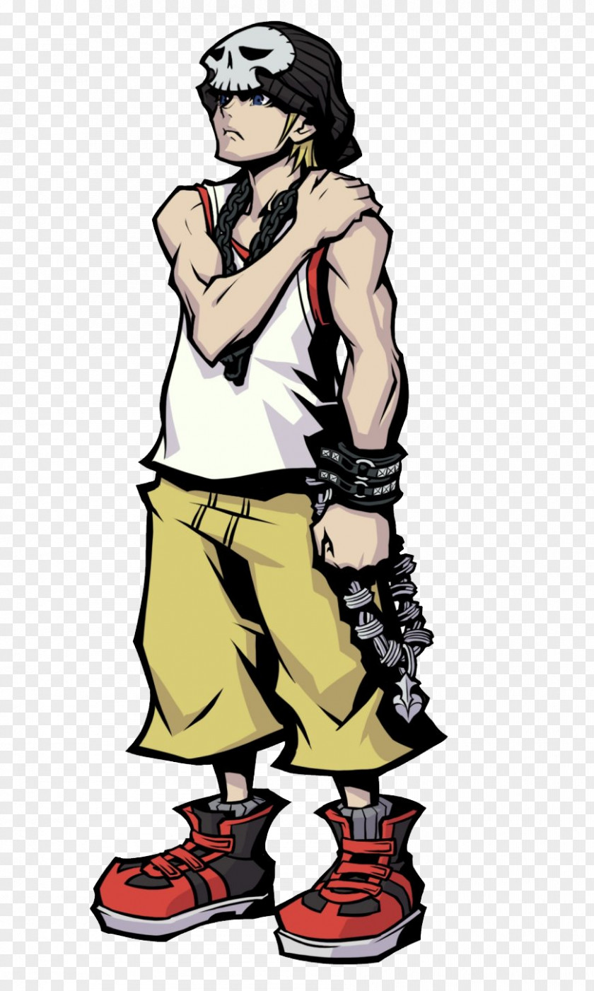 Tetsuya Naito The World Ends With You Video Game Character Concept Art PNG