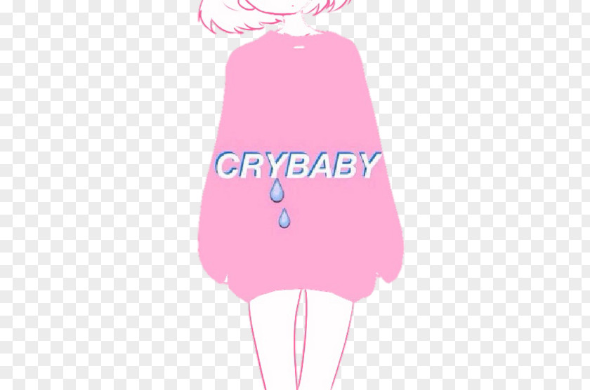 Pastel Tumblr Themes Cry Baby Pink Aesthetics Design PNG