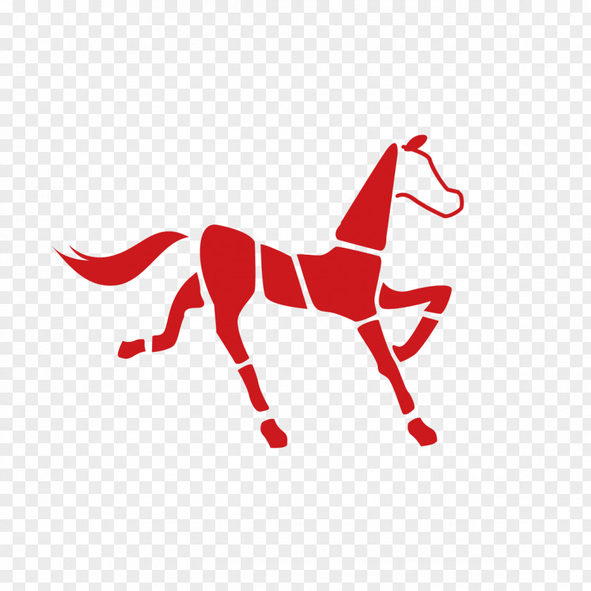 Red Horse Running Clip Art PNG