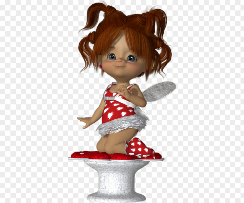 14th February Brown Hair Doll Character Fiction PNG