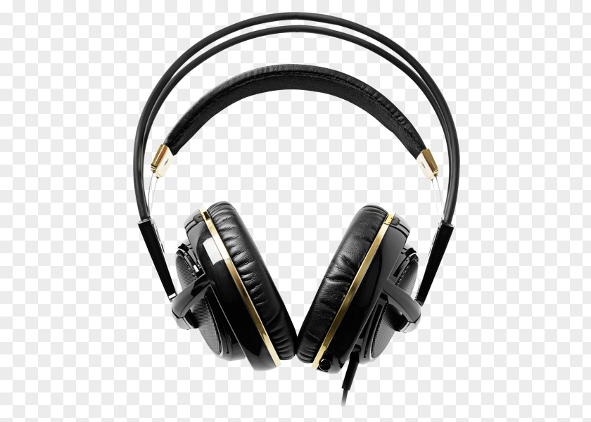 Black Headphones Microphone SteelSeries PC Game Headset PNG