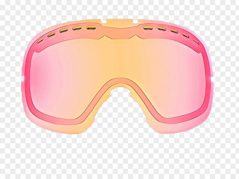Goggles Glasses Design Pink M PNG