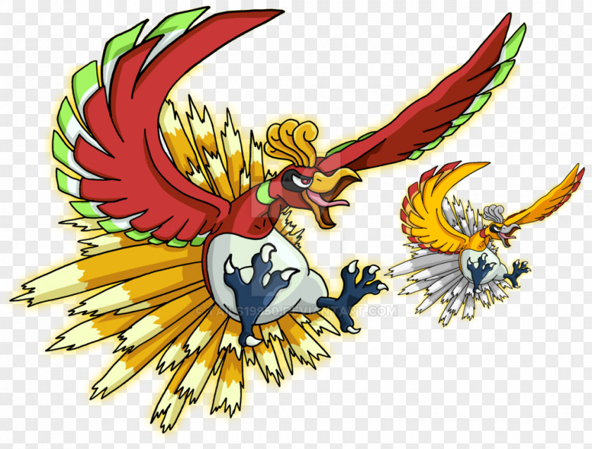 Pokemon Go Pokémon Gold And Silver HeartGold SoulSilver Battle Revolution Ho-Oh PNG