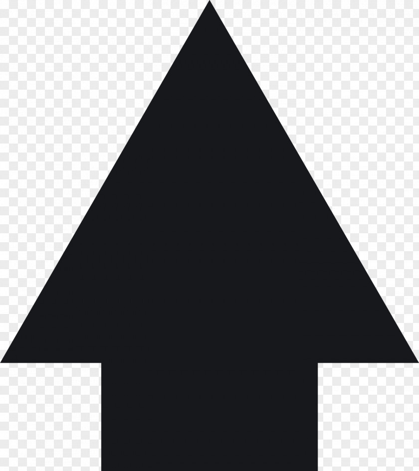 Up Arrow Black And White Triangle Pyramid PNG