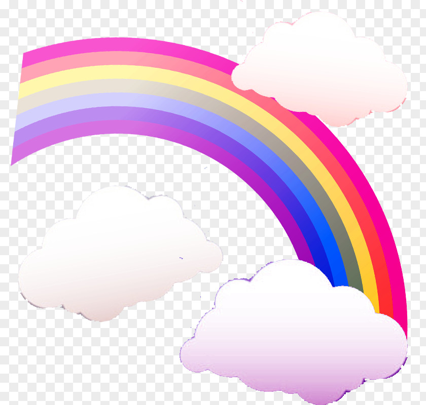 Creative Romantic Rainbow Clip Art PNG