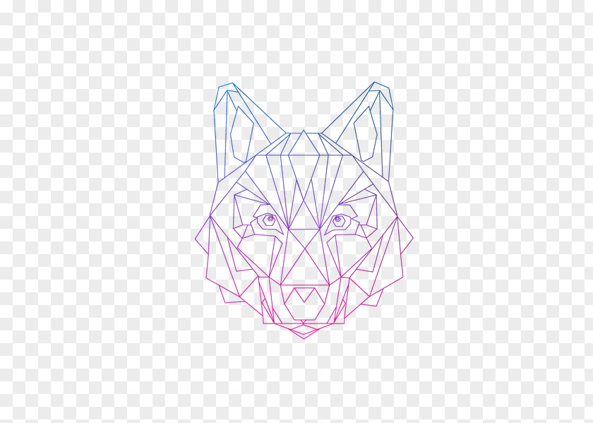 Geometric Wolf Drawing Gray /m/02csf Sketch PNG