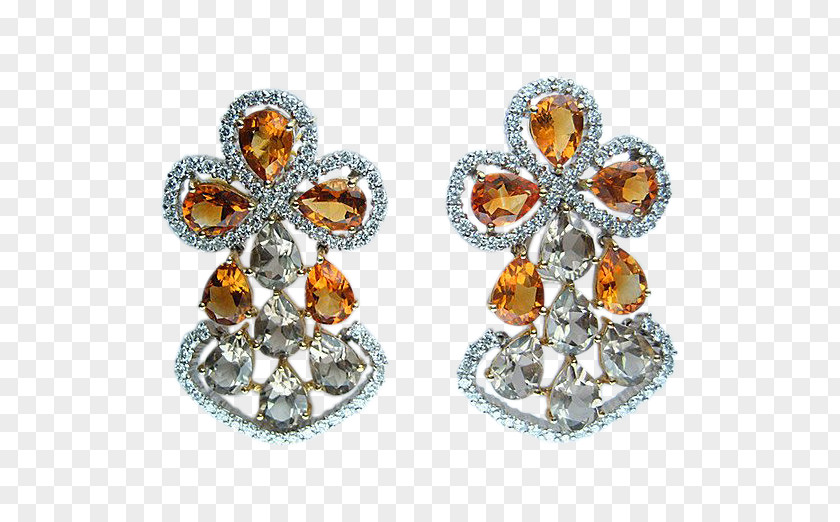 Kwiat Jewelry NY Earring Diamond Cut Colored Gold Yellow PNG