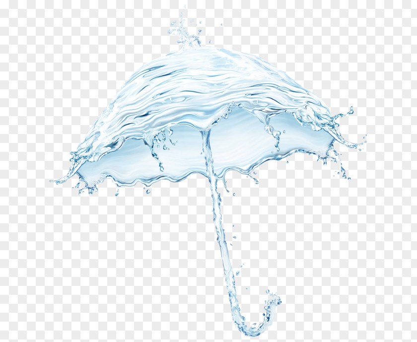 Splash Umbrella Water Icon PNG