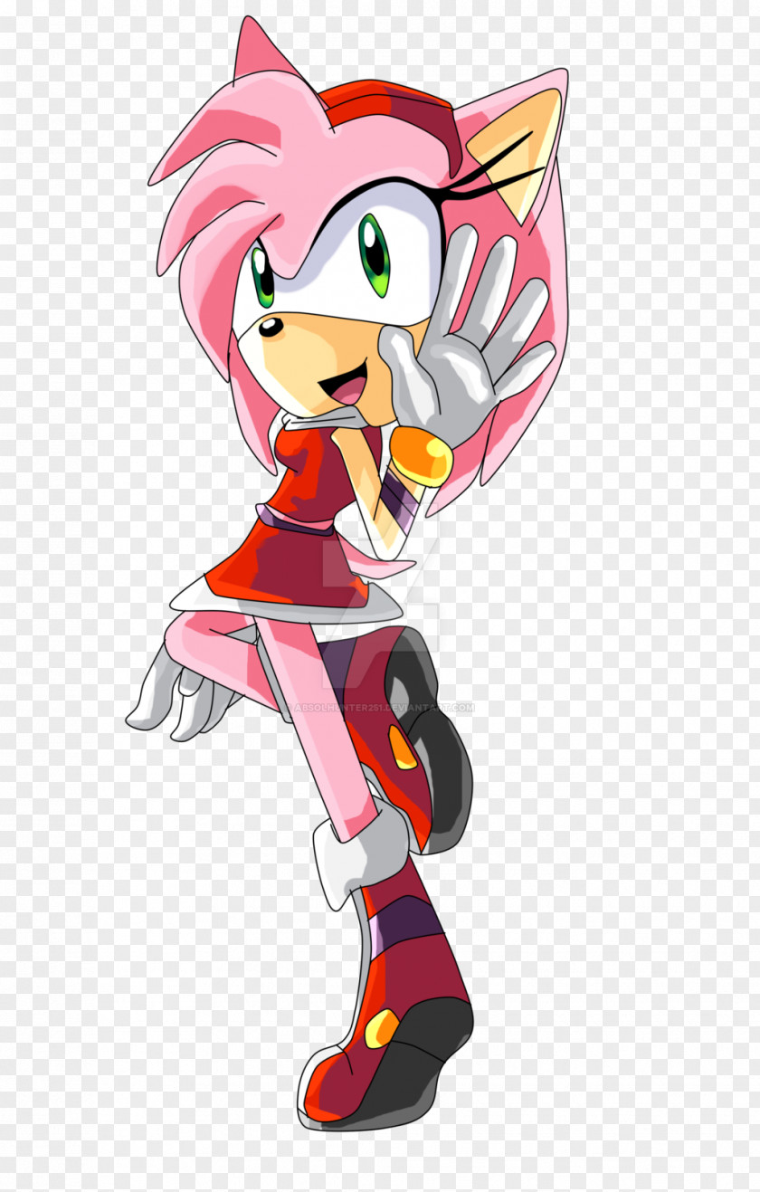Amy Rose Cartoon Sonic The Hedgehog PNG
