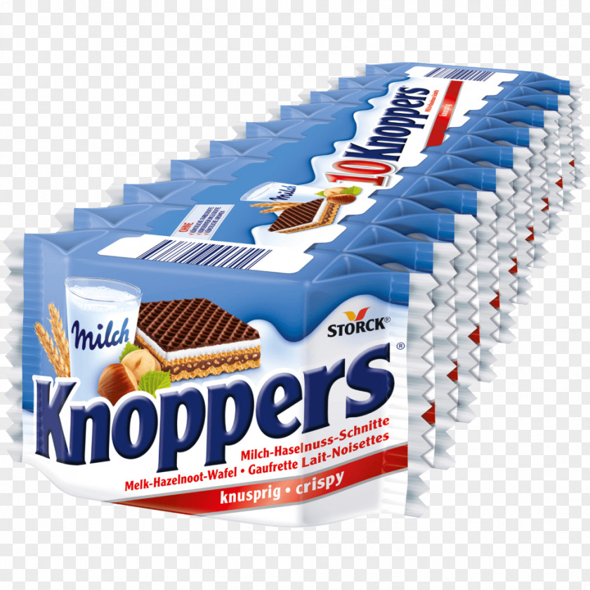 Candy Storck Knoppers Minis Wafer August 8 X 25g PNG